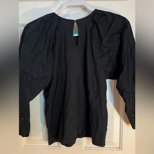 A New Day brand. 100% cotton. Black blouse. Size small. Probably worn once.